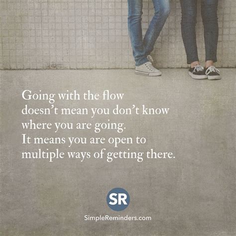 going with the flow dating